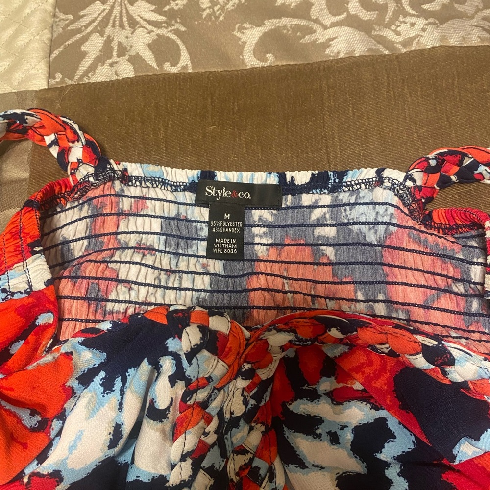 Red White & Blue Vibrant Maxi Dress - Picture 4 of 5